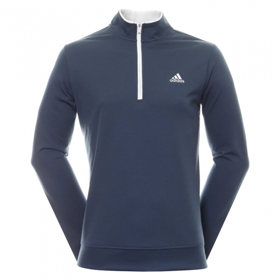 Adidas UPF Lightweight 1/4 Zip Pullover - Navy i gruppen Golfhandelen / Klær og sko / Golfklær herre / Genser hos Golfhandelen Ltd (Adi-Lightweight-Pull-Nvy)