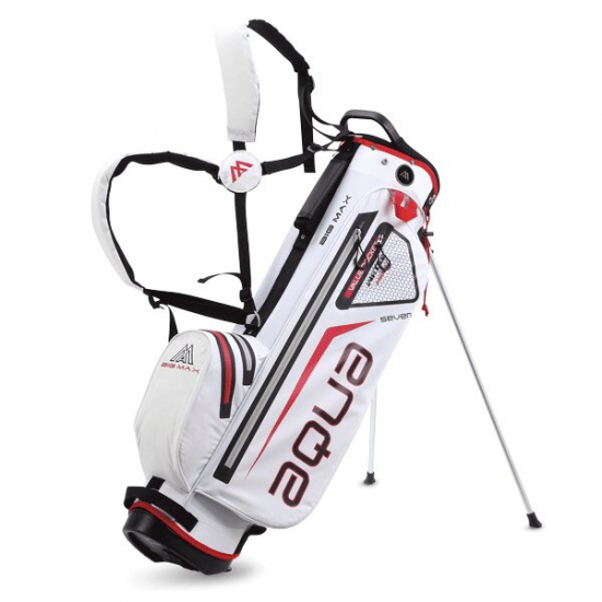 Big Max Aqua Seven - White/Red - Bærebag i gruppen Golfhandelen / Golfbagger / Bærebag hos Golfhandelen Ltd (Aqua-Seven-WR)