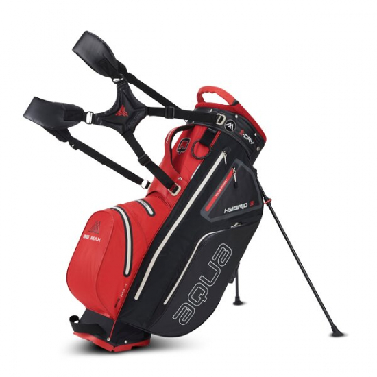 Big Max Hybrid 3 - Rød/Svart - Vanntett bærebag i gruppen Golfhandelen / Golfbagger / Bærebag hos Golfhandelen Ltd (BMHybrid3RedSvart)