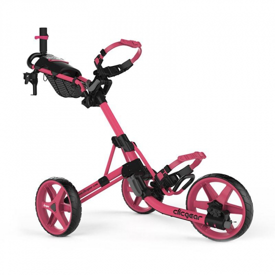 Clicgear Model 4 - Trehjuls golftralle - Rosa i gruppen Golfhandelen / Golftraller / 3 hjul hos Golfhandelen Ltd (Clicgear4rosa)