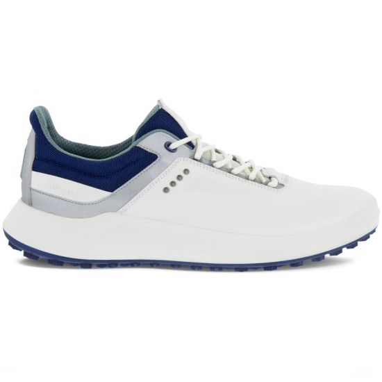 Ecco Core Golfsko - Hvit/Blå i gruppen Golfhandelen / Klær og sko / Golfsko / Ecco hos Golfhandelen Ltd (Ecco-Core-Wht)