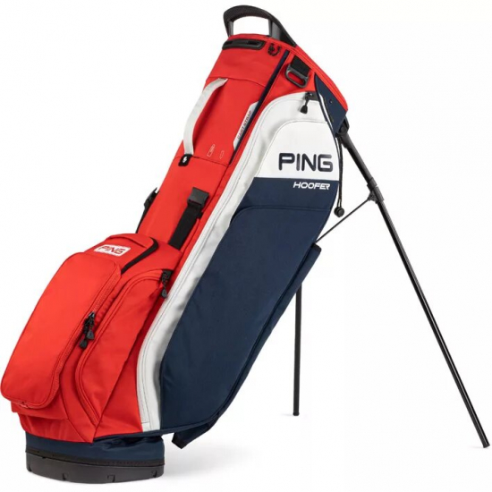 Ping Hoofer - Navy/Hvit/Rød - Bærebag i gruppen Golfhandelen / Golfbagger / Bærebag hos Golfhandelen Ltd (HooferNavyWhiteRed)
