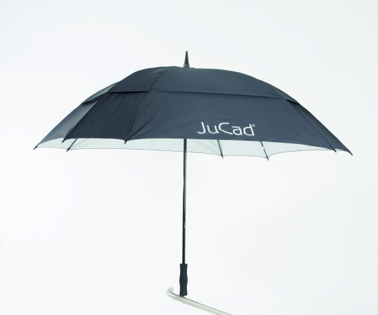 JuCad Windproof Golf Paraply - Svart i gruppen Golfhandelen / Tilbehør  / Paraply hos Golfhandelen Ltd (JS2WP-BL.24)
