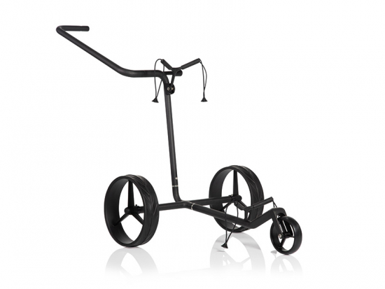 Jucad Carbon Shadow - 3 Hjul - Manuell Tralle i gruppen Golfhandelen / Golftraller / 3 hjul hos Golfhandelen Ltd (Jucad-Carbon-Shadow-3Hjul)