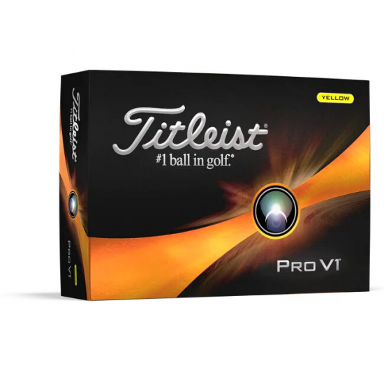 Titleist Prov1 - Gul - 12 Golfballer i gruppen Golfhandelen / Golfballer  / Nye Golfballer hos Golfhandelen Ltd (Prov1Gul)