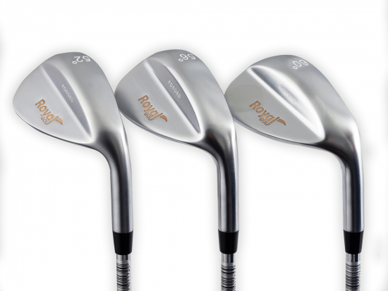 Royal Golf - RG Forged - 3 Pack - Wedge i gruppen Royalgolf / Golfkøller / Herre høyre hos Golfhandelen Ltd (RG-Forged-3-Pack)