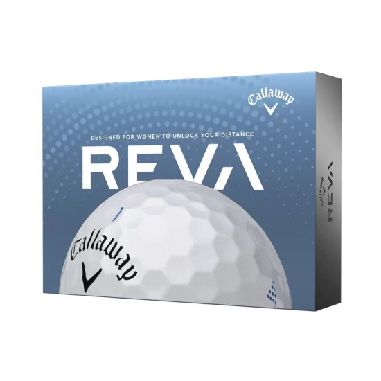 Callaway Reva - 12 Golfballer i gruppen Golfhandelen / Golfballer  / Nye Golfballer hos Golfhandelen Ltd (RevaHvit)