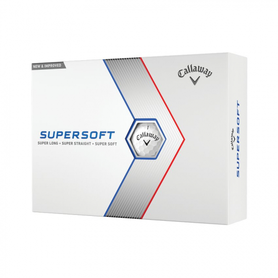 Callaway Supersoft Hvit - 12 golfballer i gruppen Golfhandelen / Golfballer  / Nye Golfballer hos Golfhandelen Ltd (Supersofthvit1)