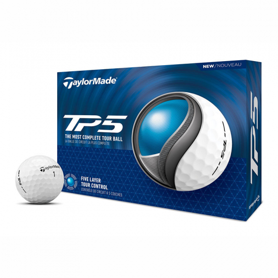 Taylormade TP5 2024 - 12 golfballer i gruppen Golfhandelen / Golfballer  / Nye Golfballer hos Golfhandelen Ltd (TP52024Hvit)