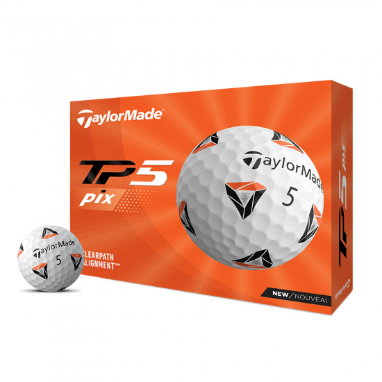 Taylormade TP5 Pix - 12 Golfballer i gruppen Golfhandelen / Golfballer  / Nye Golfballer hos Golfhandelen Ltd (TP5Pix)