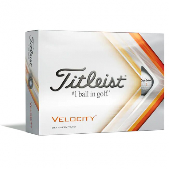 Titleist Velocity - 12 Golfballer i gruppen Golfhandelen / Golfballer  / Nye Golfballer hos Golfhandelen Ltd (TitleistVelocity)