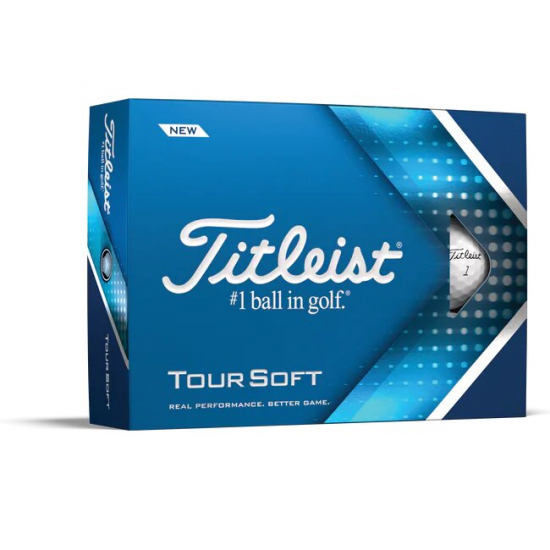 Titleist Tour Soft Hvit - 12 Golfballer i gruppen Golfhandelen / Golfballer  / Nye Golfballer hos Golfhandelen Ltd (TourSoftHvit)