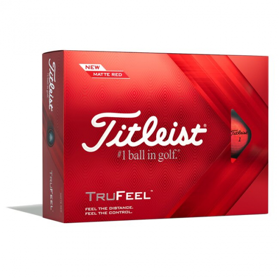 Titleist TruFeel Rød - 12 Golfballer i gruppen Golfhandelen / Golfballer  / Nye Golfballer hos Golfhandelen Ltd (TruFeelRed)