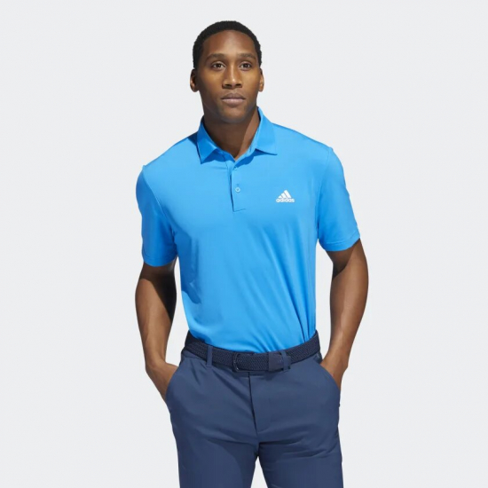 Adidas Ultimate 365 Solid Polo - Blå i gruppen Golfhandelen / Klær og sko / Golfklær herre / Pique/T-shirt hos Golfhandelen Ltd (Ultimate-polo-blue)
