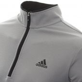 Adidas UPF Lightweight 1/4 Zip Pullover - Grå