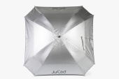 JuCad Windproof Golf Paraply - Sølv