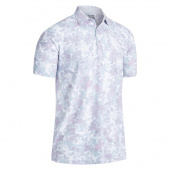 Callaway Soft Floral Polo - Party Pink