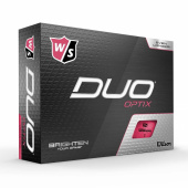Wilson Duo Optix - Rosa - 12 Golfballer
